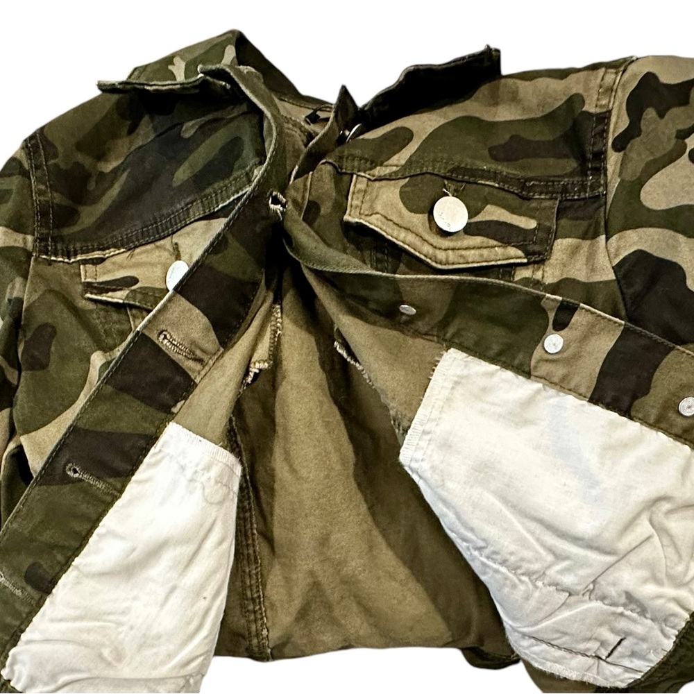 JOU JOU Premium Denim Collection Camo Jacket, size M- NWOT - Picture 8 of 8